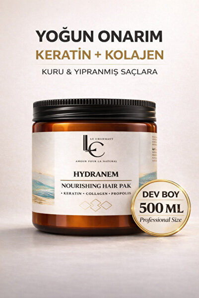Le Charmant Keratinli Saç Maskesi 500 ml Kolajen & Propolis Onarıcı Bakım