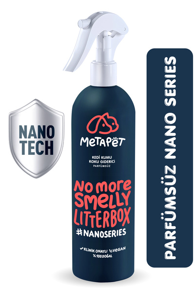 Metapet Parfümsüz Nano Kedi Kumu Koku Giderici, Doğal Ve Kokusuz/naturel Kedi...