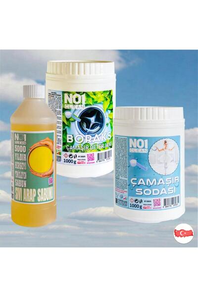 no1 clean ÇAMAŞIR SODASI BORAKS VE SIVI ARAP SABUNU SET