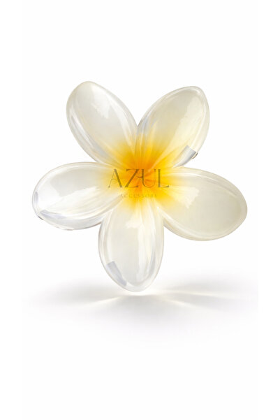 AZUL ACCESSORY Lotus Çiçek Saç Toka 8,5 cm & Aloha Super Bloom Kadın Saç Mand...
