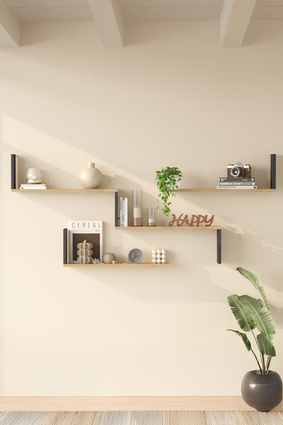 Yurudesign Shelf 28 Duvar Rafı Sepet-Antrasit WL28-SA