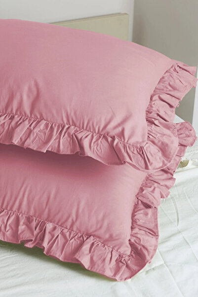 Magnolia 1 Adet Yastık Kılıfı %100 Pamuklu Fırfırlı 50x70cm | Nevresim Seti v...