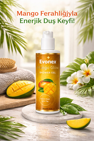 Evonex Mango Glow Shower Gel-Mango Kokulu Duş Jeli