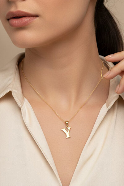 XUPING JEWELRY قلادة على شكل حرف Y مسطحة من مجوهرات ستايل إنسي/كسوبينج