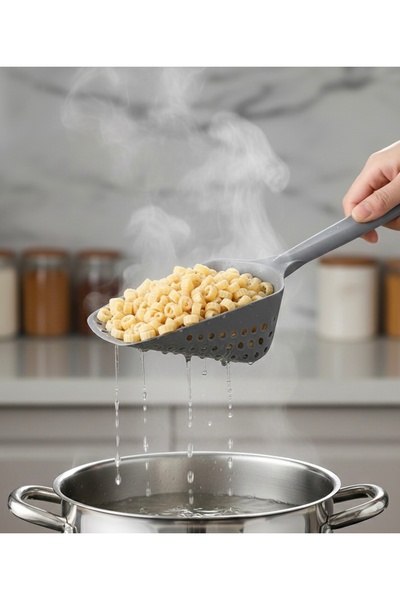 Dem Home Pasta Strainer Scoop - Strainer Scoop - Colander Scoop Pasta Strainer