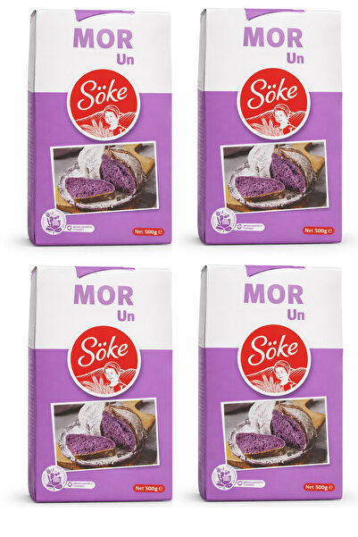 Söke Mor Buğday Unu 500 gr x 4 Adet