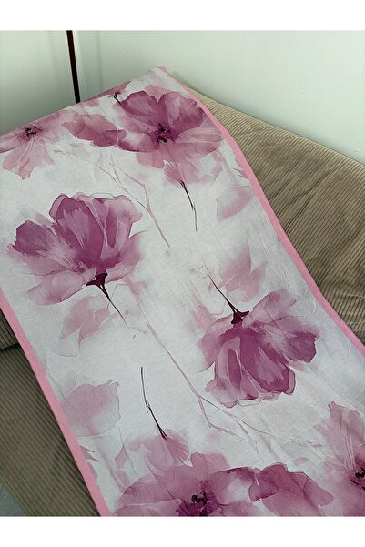 Pembe Gelincik Bambu Kraş Şal