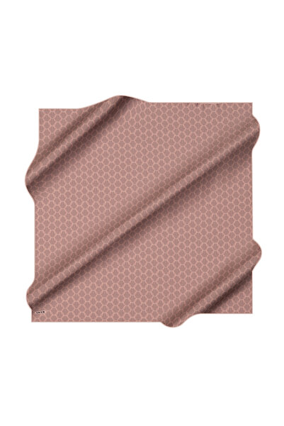 Aker Dark Pink 90X90 Silk Crepe Satin Scarf
