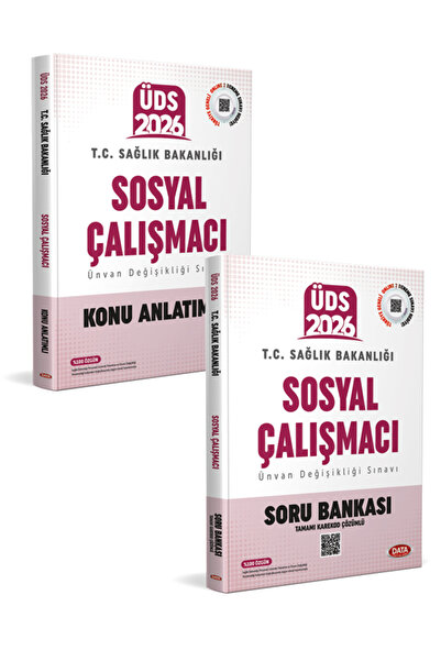Data Yayınları Sağlık Bakanlığı ÜDS Sosyal Çalışmacı Konu Anlatımı ve Soru Ba...