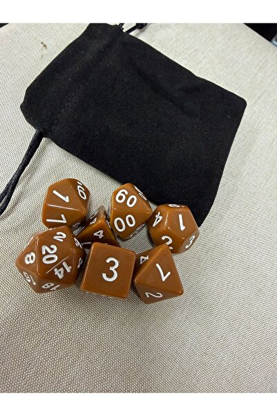 zerzembe DND EPOKSİ Frp Zar Seti 7li Set Dnd Zarı Dungeons And Dragons Masaüs...