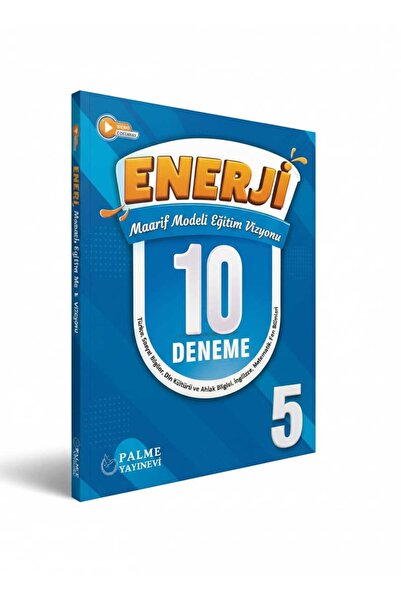 Palme Yayınevi PALME 5 TÜM DERSLER ENERJİ 10 LU DENEME 2026
