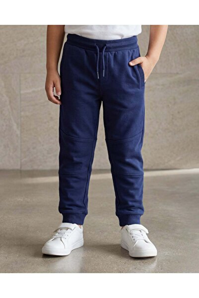 REDTAG بنطال قماش إنترلوك للأولاد باللون الكحلي