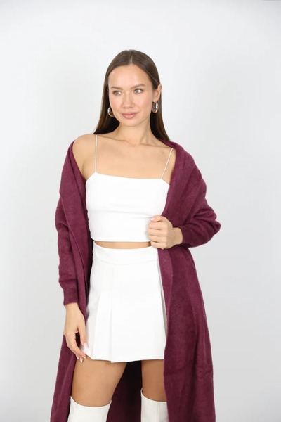 ZT MED Angora Long Cardigan