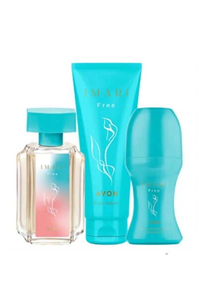 AVON IMARI FREE ROLON 50 ML .VUCUT LOSYONU 125 MLVE PARFUM 50 ML