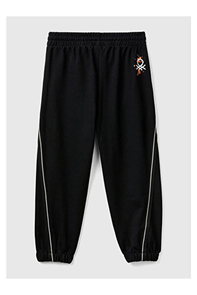 Benetton United Colors of Men's Black Sweatpants