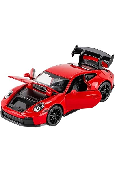DmarQa 1:32 Scale Diecast Sports Car Model with LED Lights & Pull Back Action