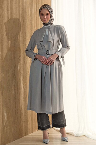 Setrms Hakim Yakalı Kemerli Pardesü