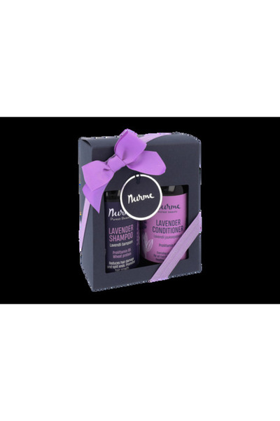 nurme cosmetics Lavender Hair Care Gift Box - Natural Shampoo & Conditioner
