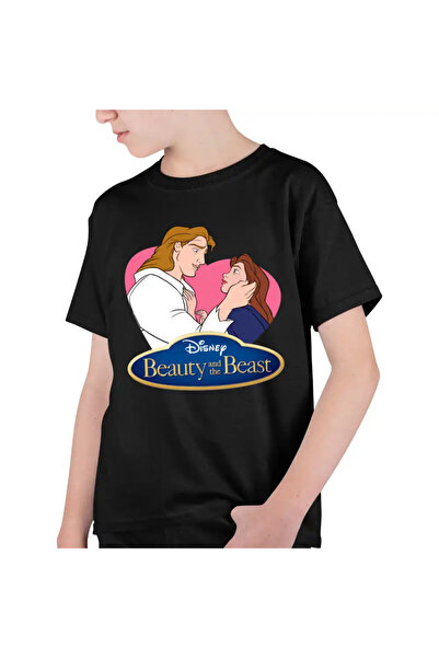 OEM Παιδικό T-shirt για αγόρια με στάμπες "Η Πεντάμορφη και το Τέρας"