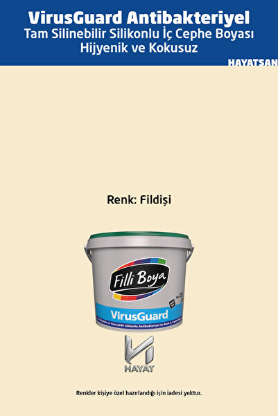 Filli Boya VirusGuard -Tam Silinebilir - Yıkanabilir Silikonlu İç Cephe Boyas...