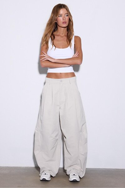 Stradivarius Barrel smart trousers
