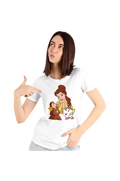 OEM Beauty and the Beast Women's T-Shirt Teapot Clock