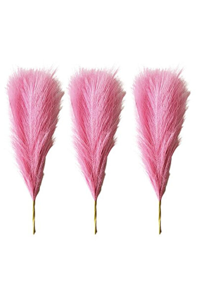 MaffStuff Artificial pampas grass pink 43.5 x 15 cm, 3 strands