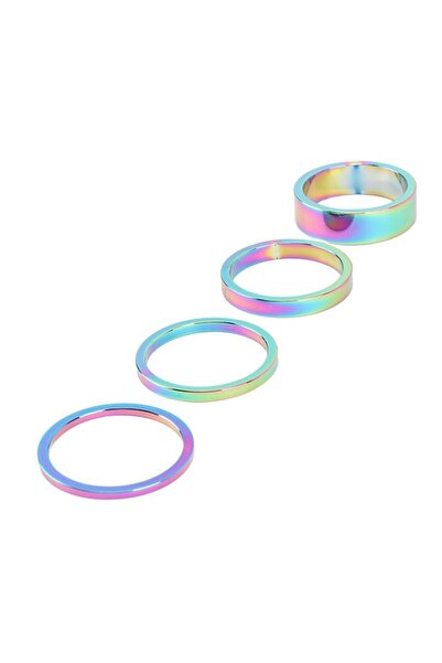 SARİSSA BİSİKLET Bisiklet Furş Spacer 5'li Paket Rainbow Furş Takımı Yüzüğü G...