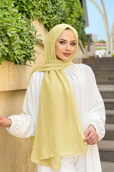 HAREM SCARF Brisa Vual Şal - Tereyağ