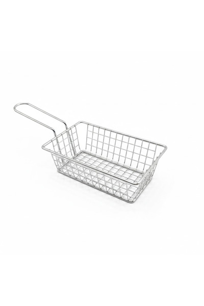 Generic Rectangular wire rack for French fries, stainless steel