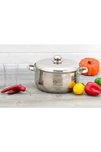 GRÜNBERG Stainless Steel Pot with Lid, 28 cm, 8.70 L, Grunberg GR1928