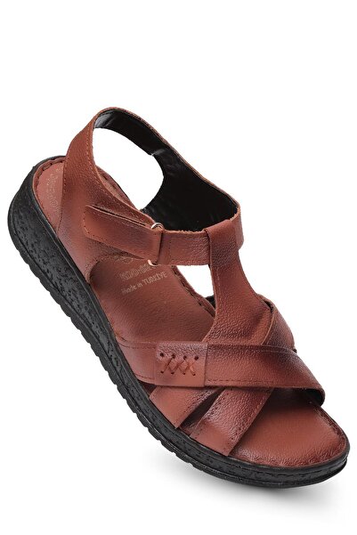 KAPTAN JUNIOR Genuine Leather Orthopedic Women's Mother Sandals Shoes Zckmk 650