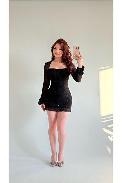 AYŞENUR DİNÇER Fairy Tale Siyah Elbise