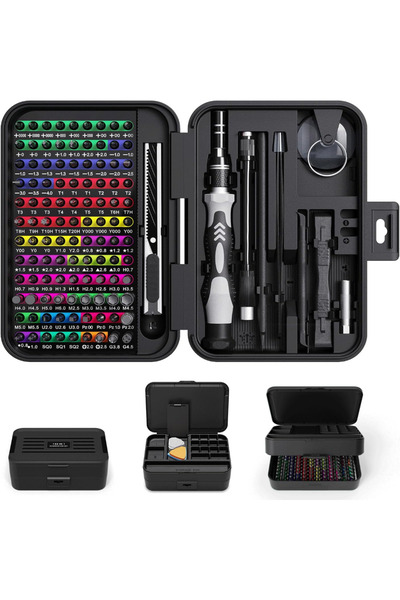 Velixo 133 in 1 Precision Screwdriver Set, 108 Bits, for Phones, Laptop, Elec...