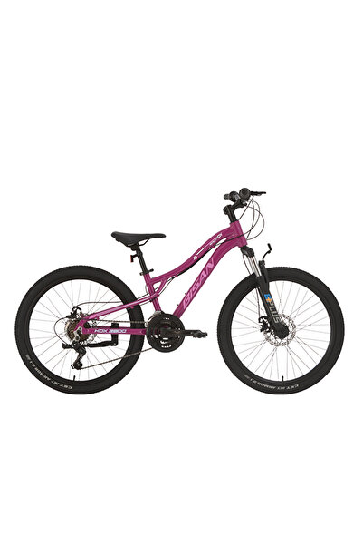Bisan KDX 2800-D KADIN DAĞ BİSİKLETİ 30CM MD 24 JANT 21 VİTES MOR PEMBE BEYAZ