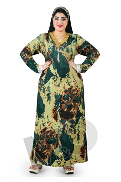 M&O 2 Floral Cotton jalabiya