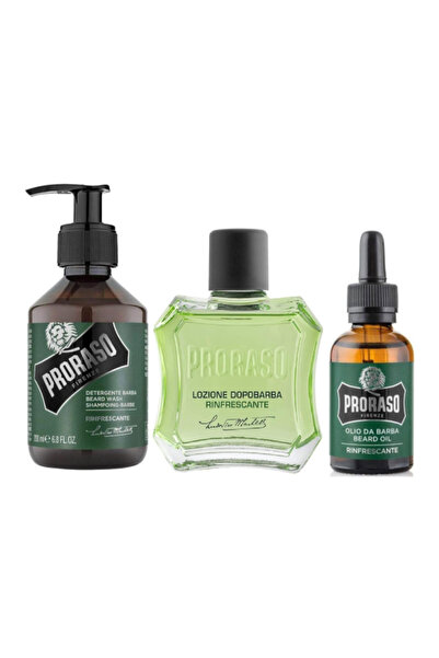 Proraso Sakal Şampuanı Rinfrescante 200ml+Aftershave Lotion Tıraş Sonrası Los...