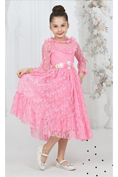 BEGONYA BEBECE KIDS Seasonal Festive Wedding Invitation Show Dress for Girls