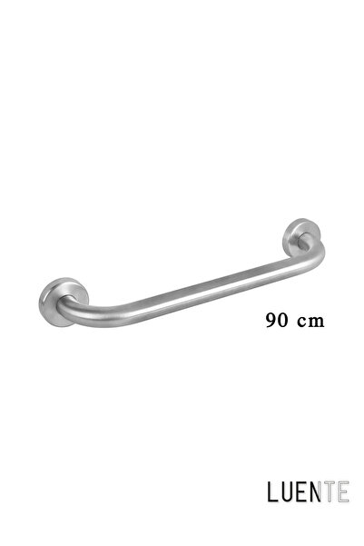 LUENTE Engelli Tutunma Barı 90cm Ø32mm Satine 304 Kalite Paslanmaz Çelik