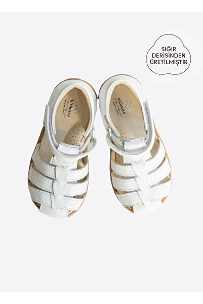 kitikate أحذية ستلا للأطفال باللون الأبيض