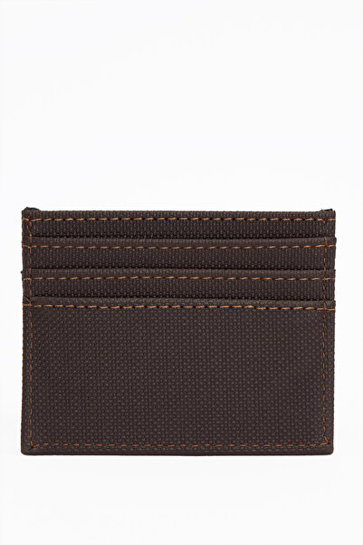 Tudors Faux Leather Brown Men's Card Holder