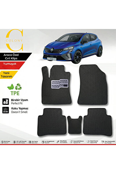 COLONY Renault Clio 5 Hücreli Premium 1.Kalite Eva Paspas Seti Paspas Takımı ...