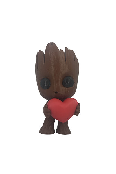 Heart Baby Groot Decorative Figure Trinket - Bookcase Decor