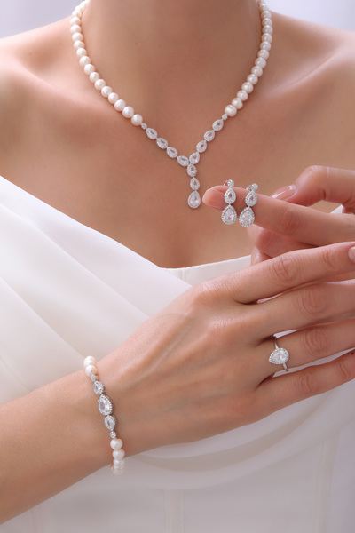 Gümüşbox DOĞAL İNCİ SET GB7054