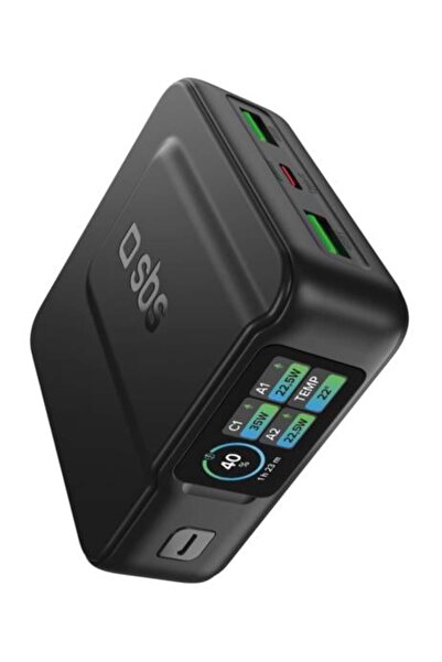 SBS Powerbank 10000mAh Power Control 2.0 35W PD Czarny