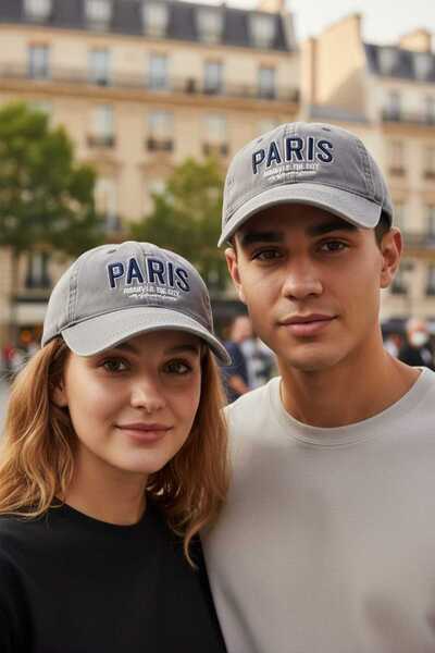 Aware Time Unisex Özle Washed Denim Cap Hat