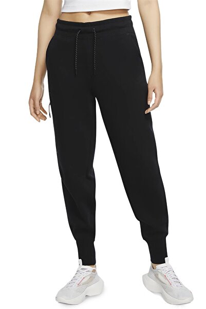 Nike Tech Fleece Loose Fit Sweat Trousers Black Bol Kesim Kadın Eşofman Altı ...