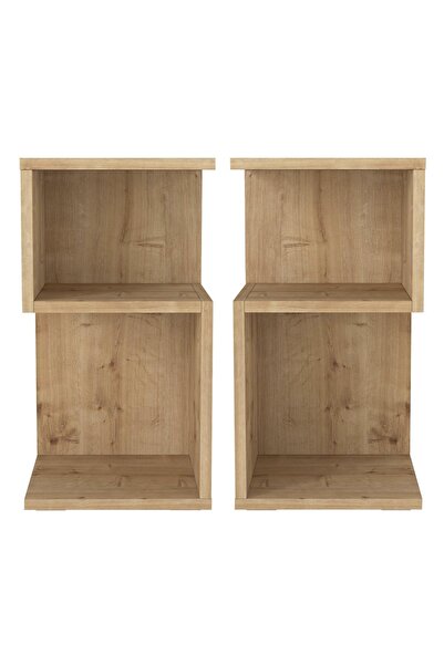 UnicUtil Σετ 2 Noptiere cu rafturi pe trei niveluri σε μοντέλο S, Bardolino 3...