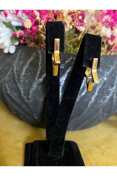 Butik Lena أقراط فولاذية ملونة