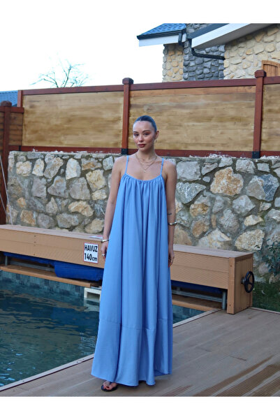 thelowely Striped Strappy Poplin Dress